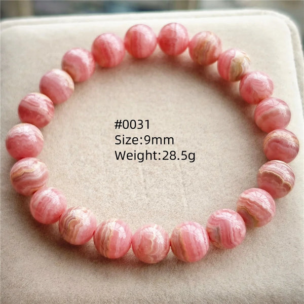 Pink Rhodochrosite Bracelet-ToShay.org