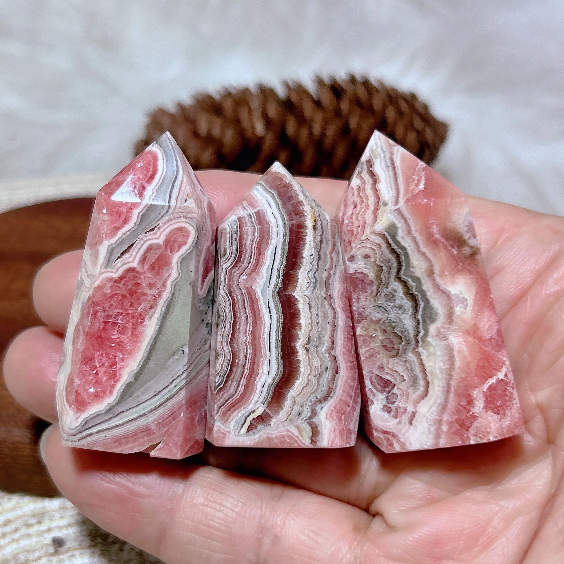 Pink Rhodochrosite Point-ToShay.org
