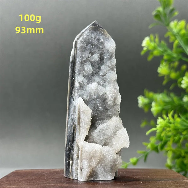 Purple Sphalerite Geode Obelisk-ToShay.org