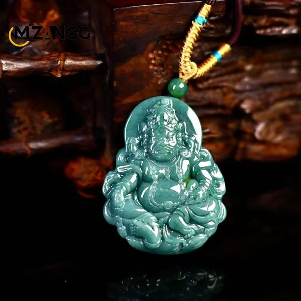 Green Jadeite Wealth God-ToShay.org