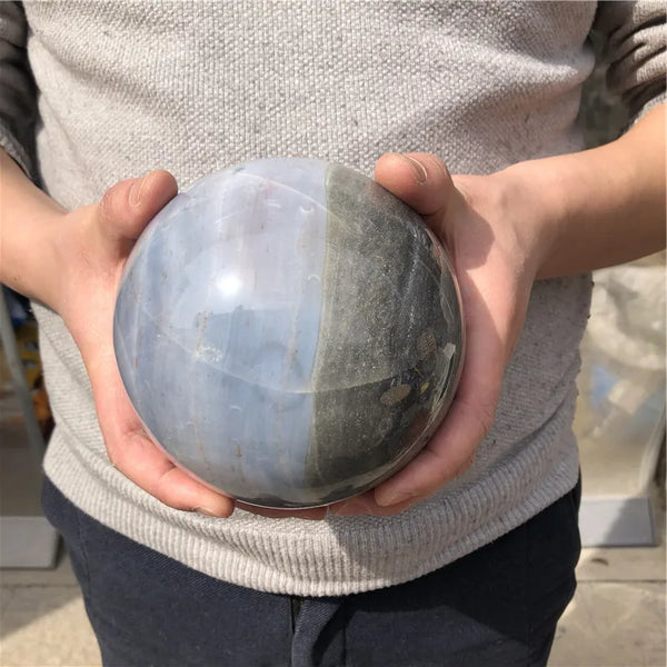 Grey Ocean Jasper Ball-ToShay.org