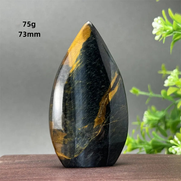 Blue Tiger Eye Stone Torch-ToShay.org