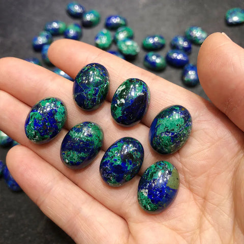 Blue Azurite Cabochon-ToShay.org