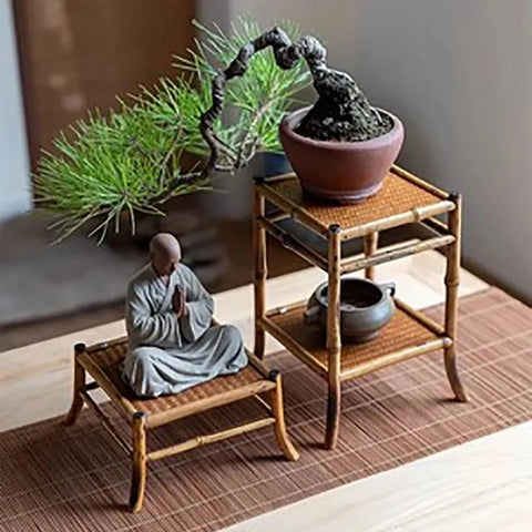 Bamboo Display Table-ToShay.org