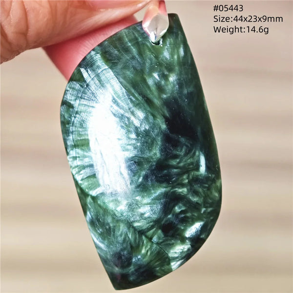 Green Seraphinite Pendant-ToShay.org