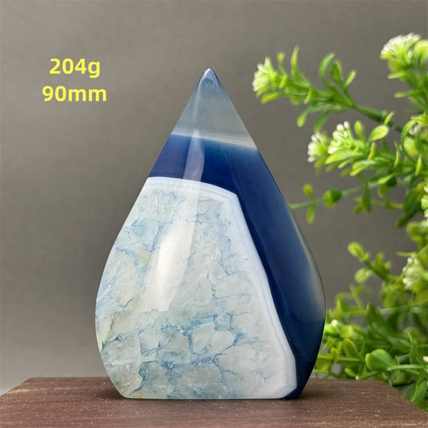 Blue Agate Torch-ToShay.org