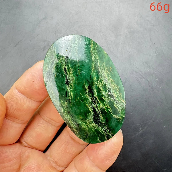 Green Verdite Palm Stone-ToShay.org