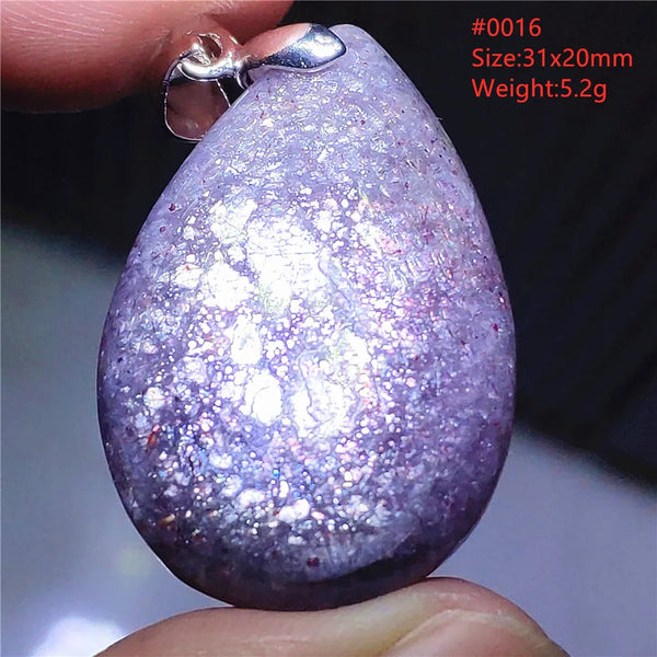 Blue Blood Red Lolite Pendant-ToShay.org