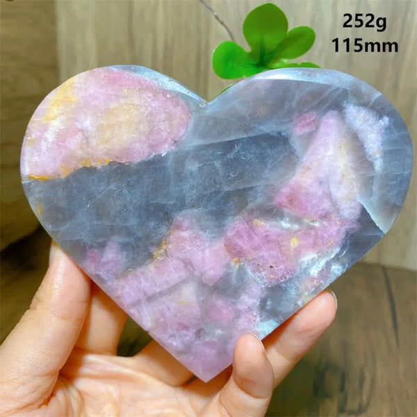 Pink Unicorn Tourmaline Heart-ToShay.org