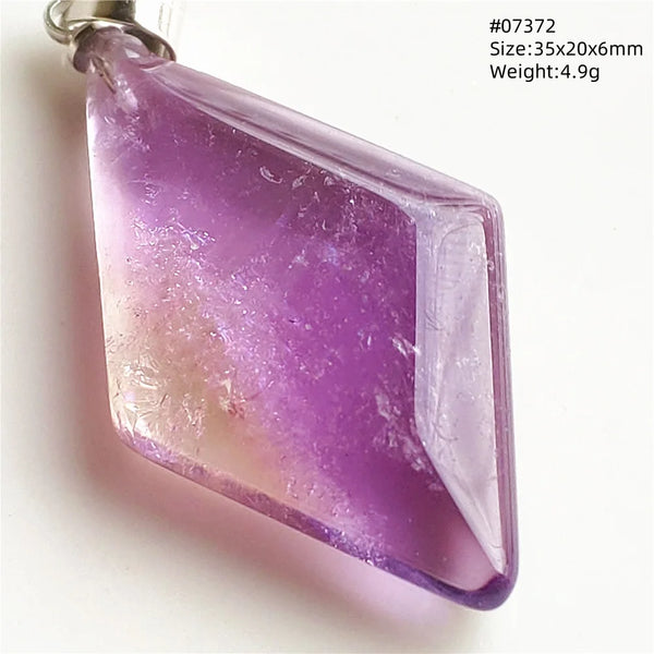 Purple Yellow Ametrine Pendant-ToShay.org