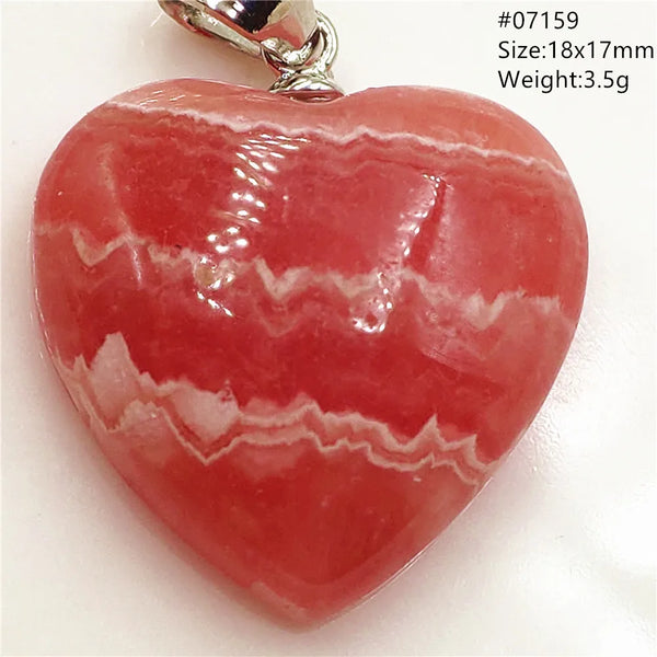 Red Rhodochrosite Pendant-ToShay.org