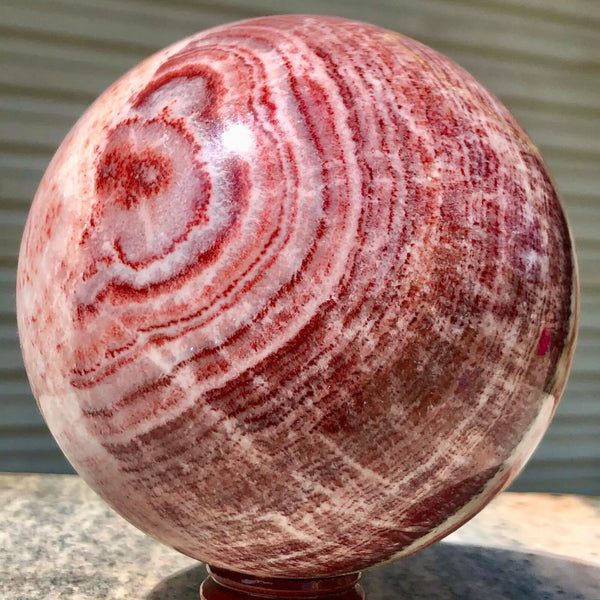 Pink Rhodochrosite Ball-ToShay.org