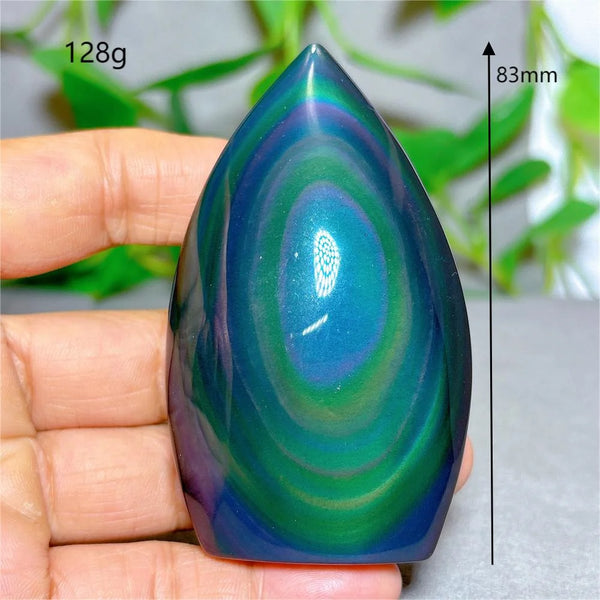Rainbow Obsidian Torch-ToShay.org