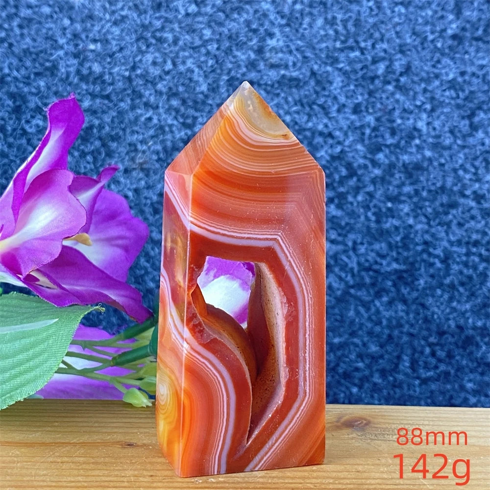 Red Lace Agate Point-ToShay.org