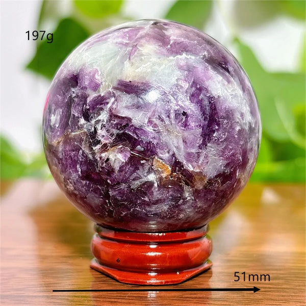 Purple Lepidolite Ball-ToShay.org