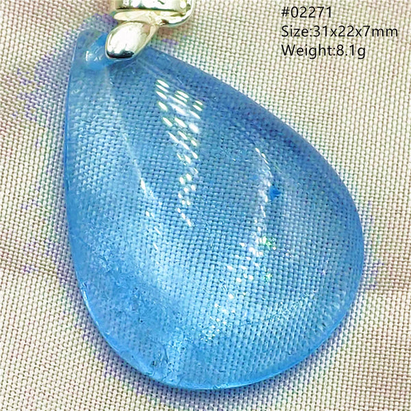 Blue Topaz Crystal Pendant-ToShay.org
