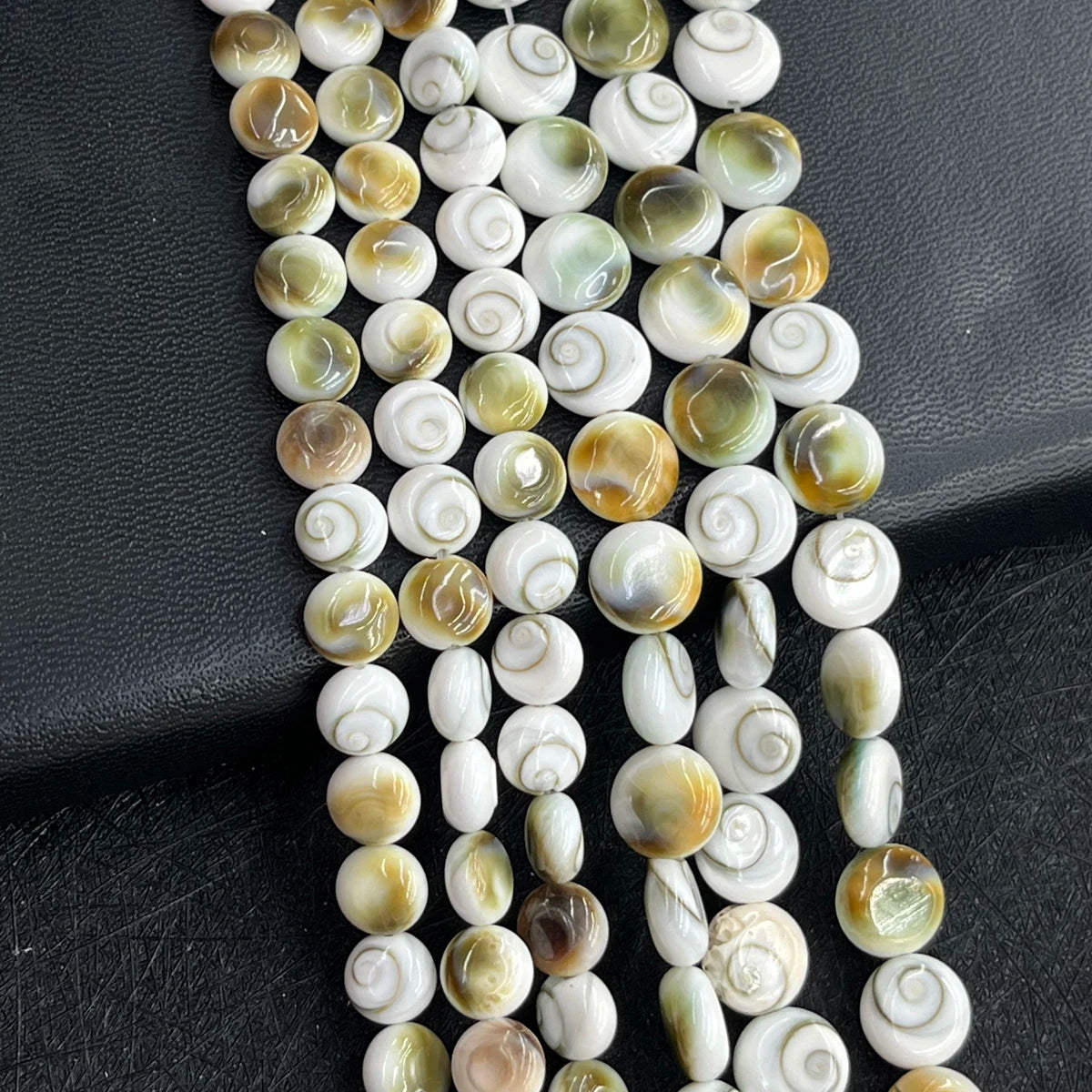 White Conch Shell Beads-ToShay.org