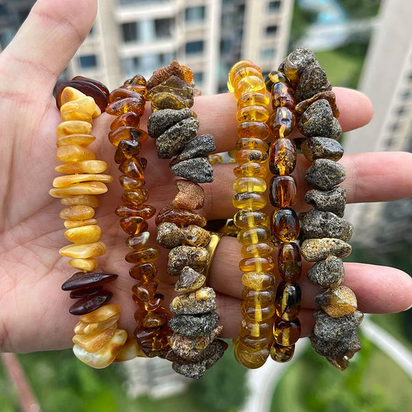 Yellow Amber Bracelets-ToShay.org