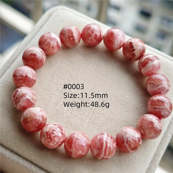 Pink Rhodochrosite Bracelet-ToShay.org