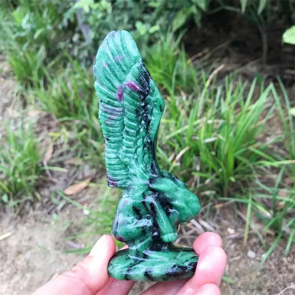 Green Ruby Zoisite Angel-ToShay.org