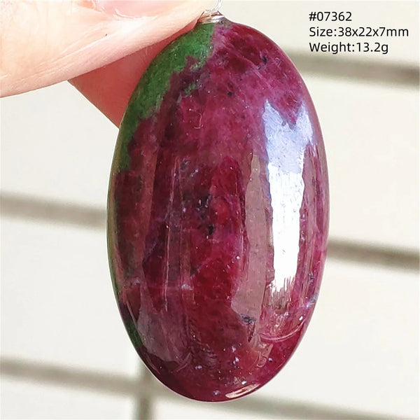 Red Ruby Zoisite Pendant-ToShay.org