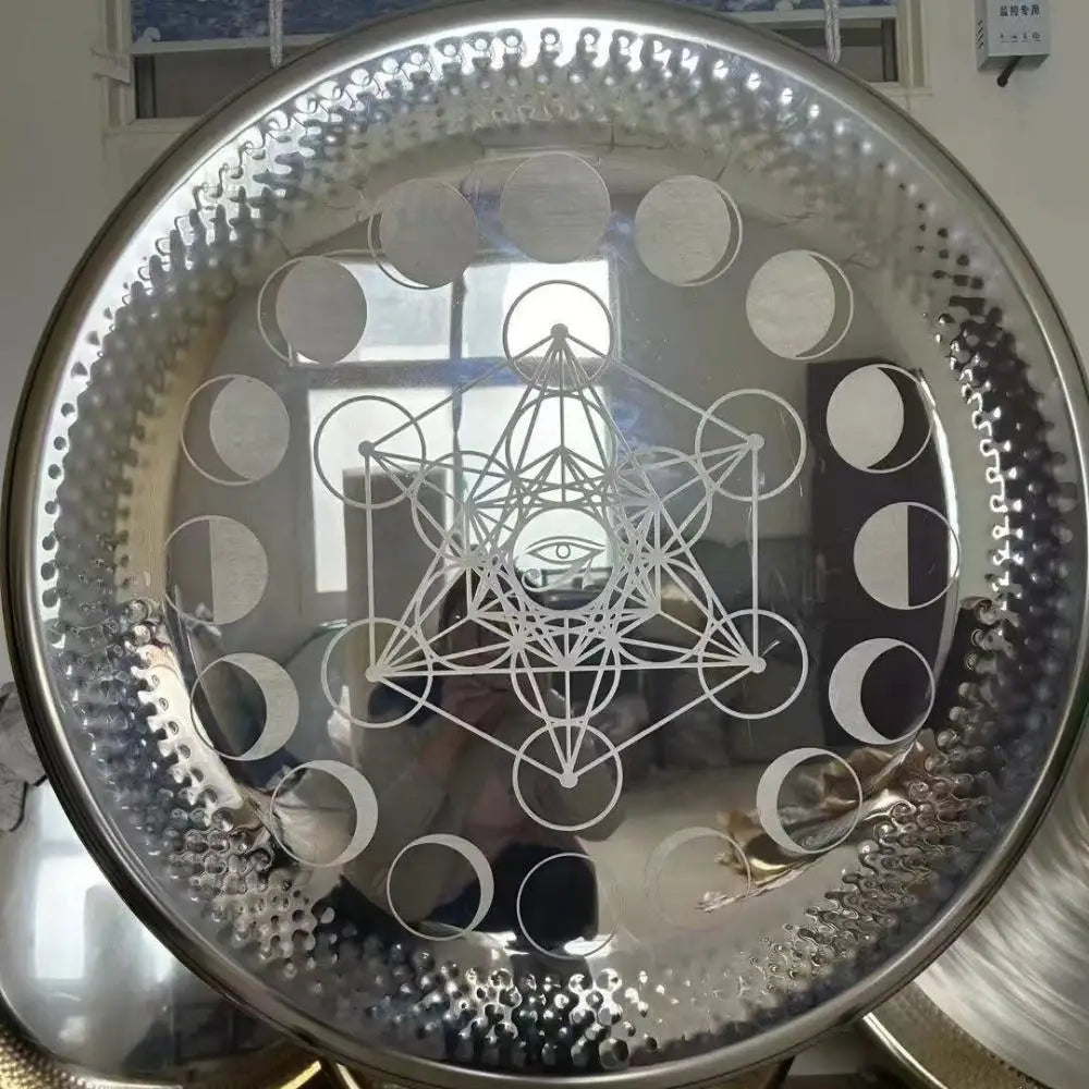 Nickel Horus Eye Mirror Gong-ToShay.org