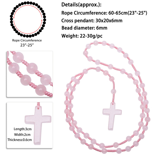 Mixed Crystal Bead Rosary-ToShay.org