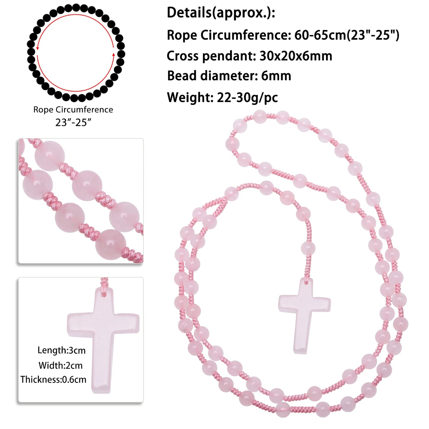 Mixed Crystal Bead Rosary-ToShay.org