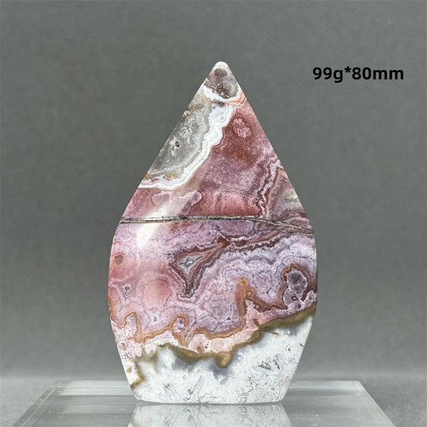 Red Lace Agate Torch-ToShay.org