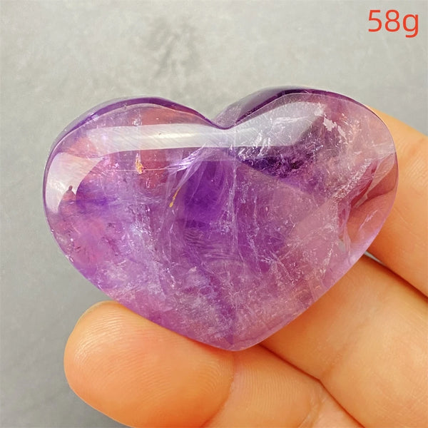 Purple Amethyst Hearts-ToShay.org