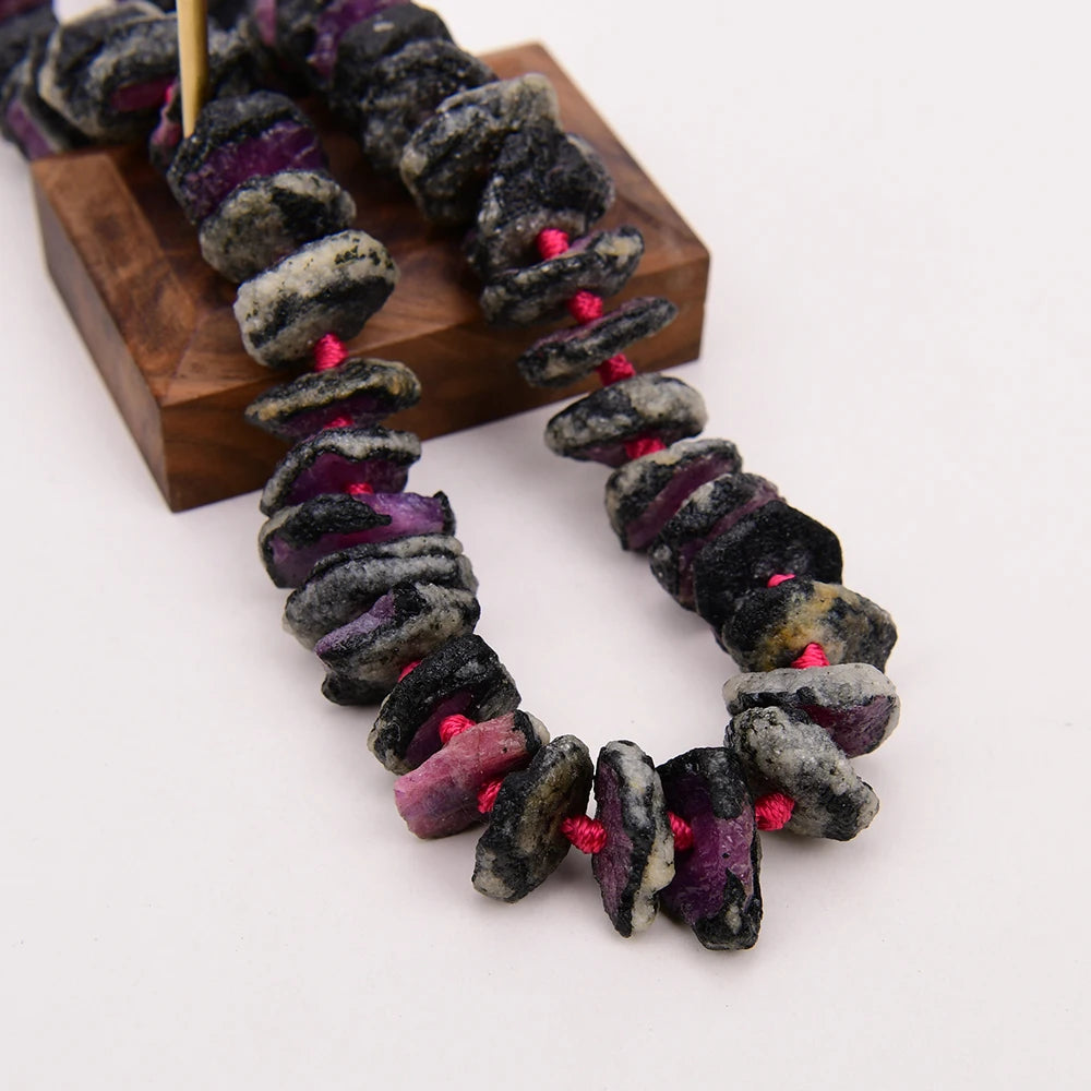 Red Ruby Rough Beads-ToShay.org