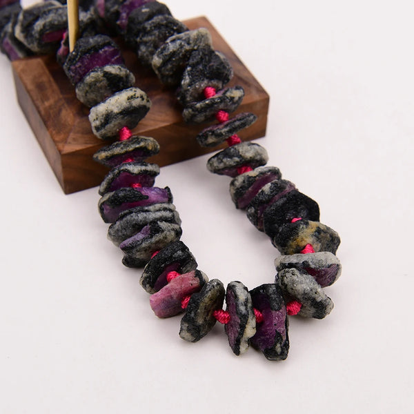 Red Ruby Rough Beads-ToShay.org