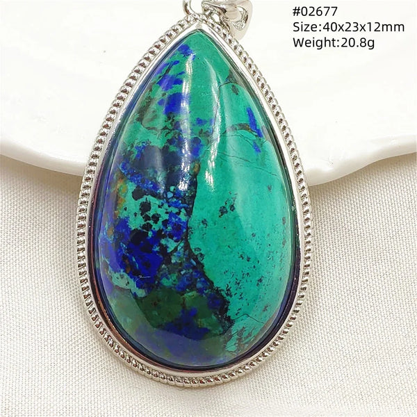 Blue Azurite Pendant-ToShay.org