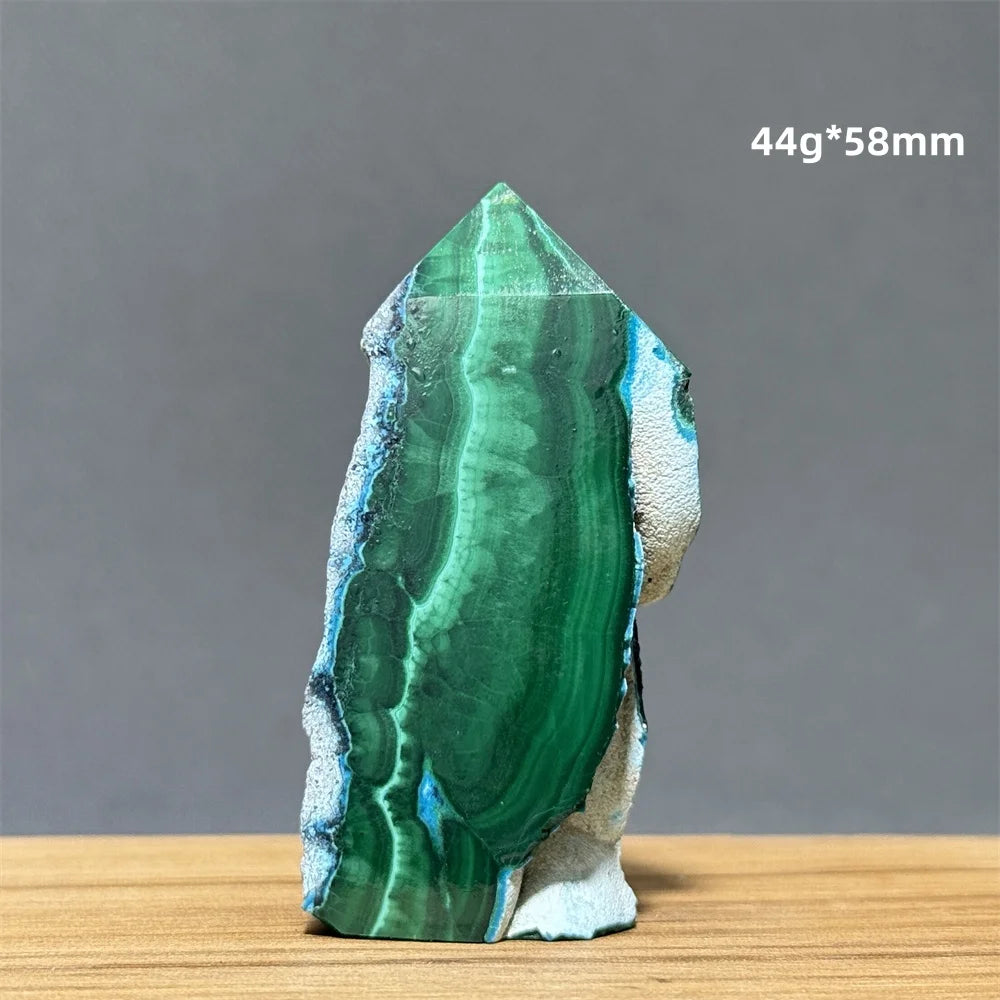 Blue Chrysocolla Tower-ToShay.org