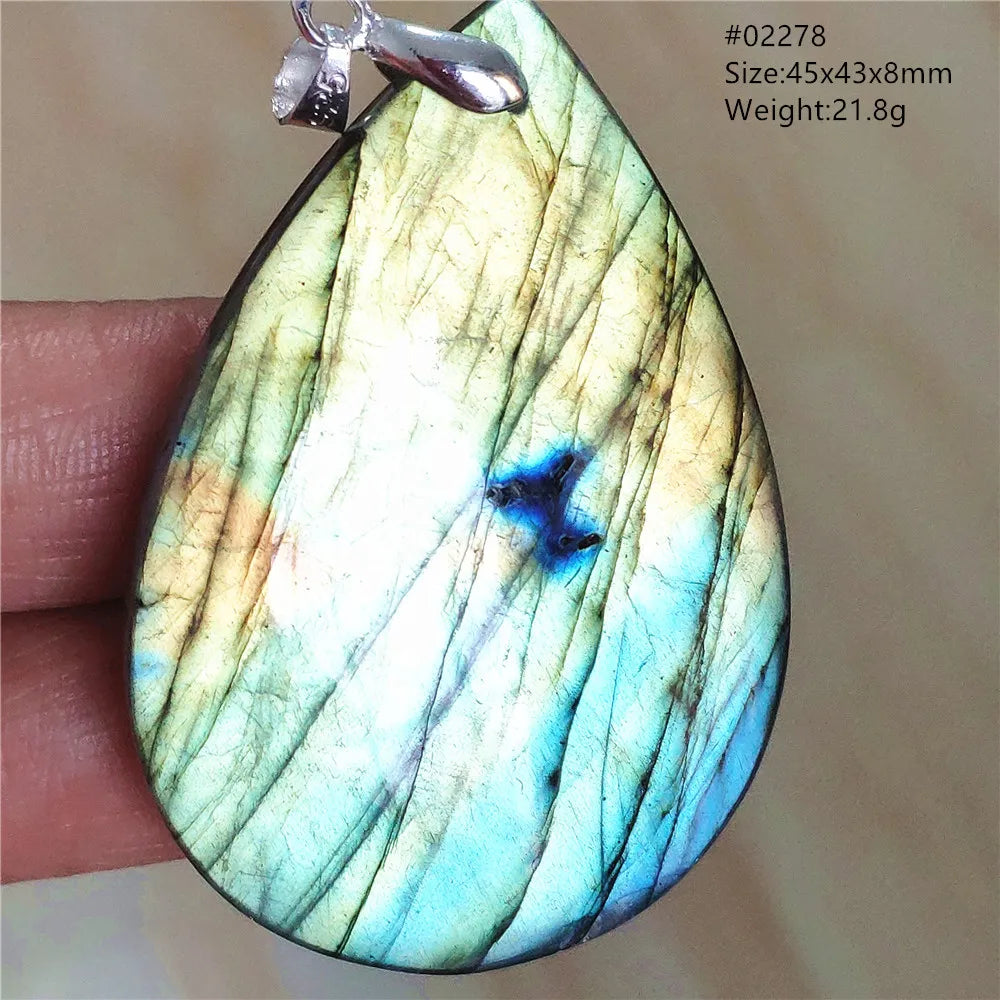 Blue Labradorite Pendant-ToShay.org