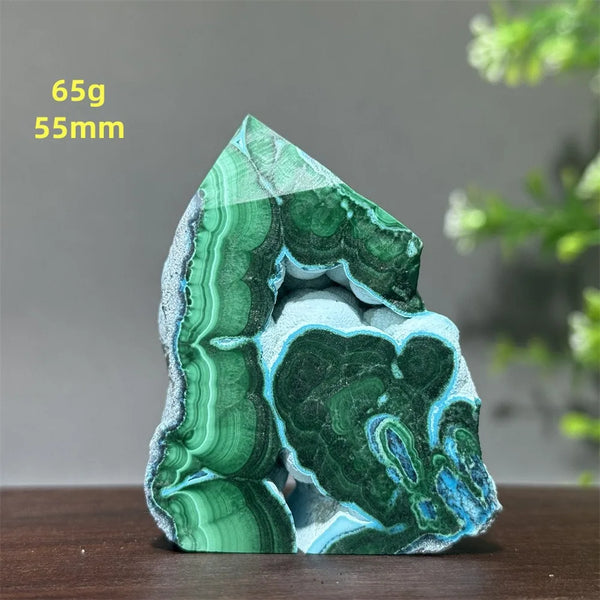 Blue Chrysocolla Tower Stone-ToShay.org