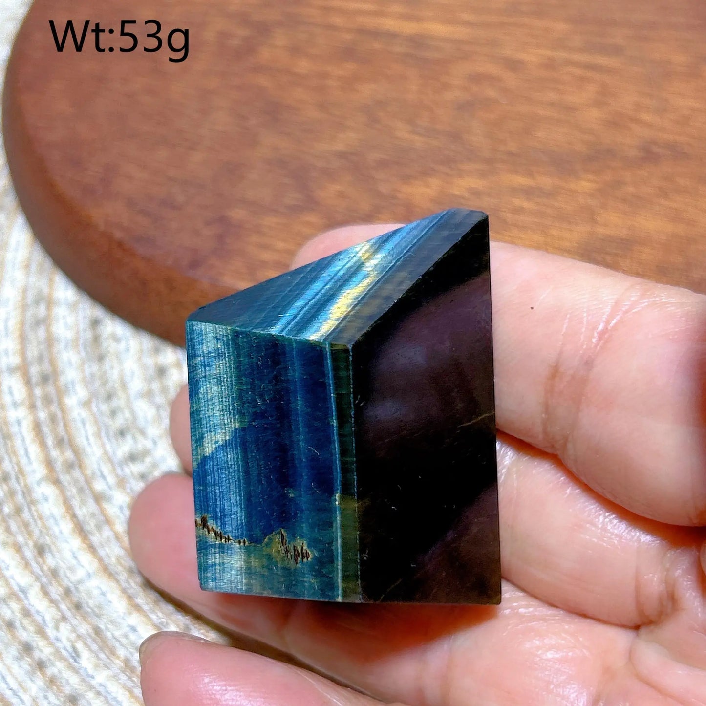 Blue Yellow Flash Tiger Eye-ToShay.org