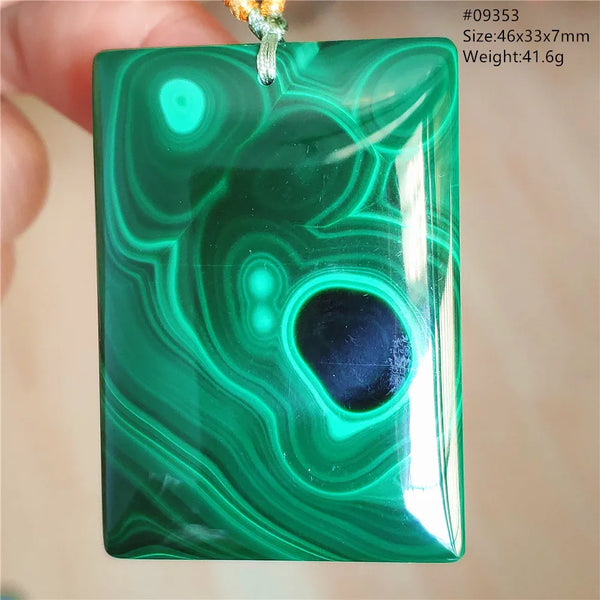 Green Malachite Chrysocolla Pendant-ToShay.org