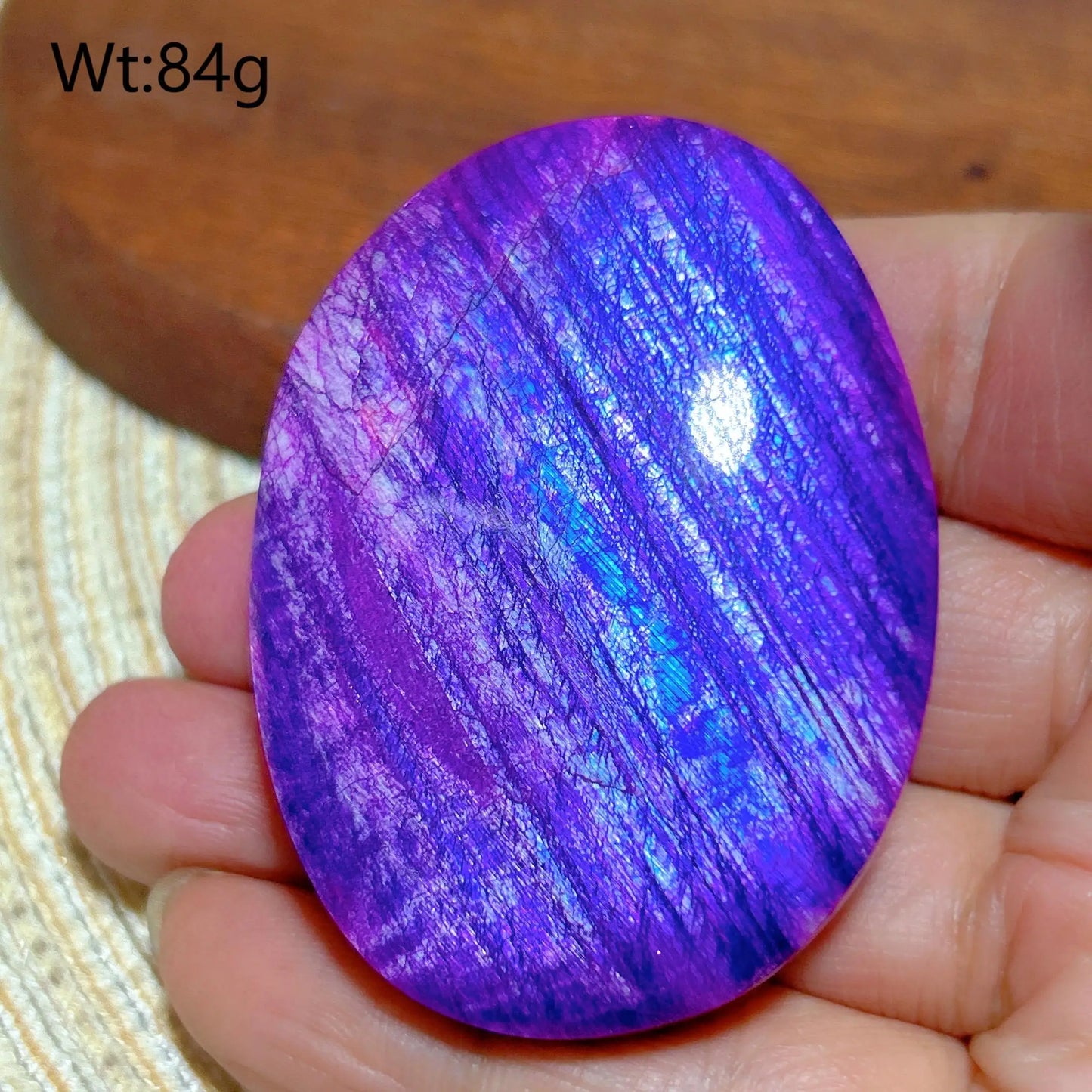 Violet Rainbow Moonstone-ToShay.org