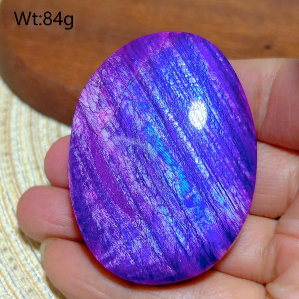 Purple Violet Rainbow Moonstone-ToShay.org