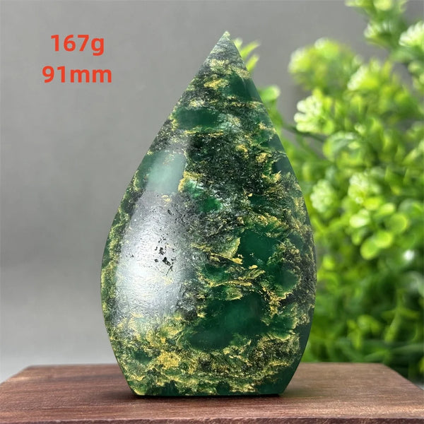 Green Emerald Agate Torch-ToShay.org