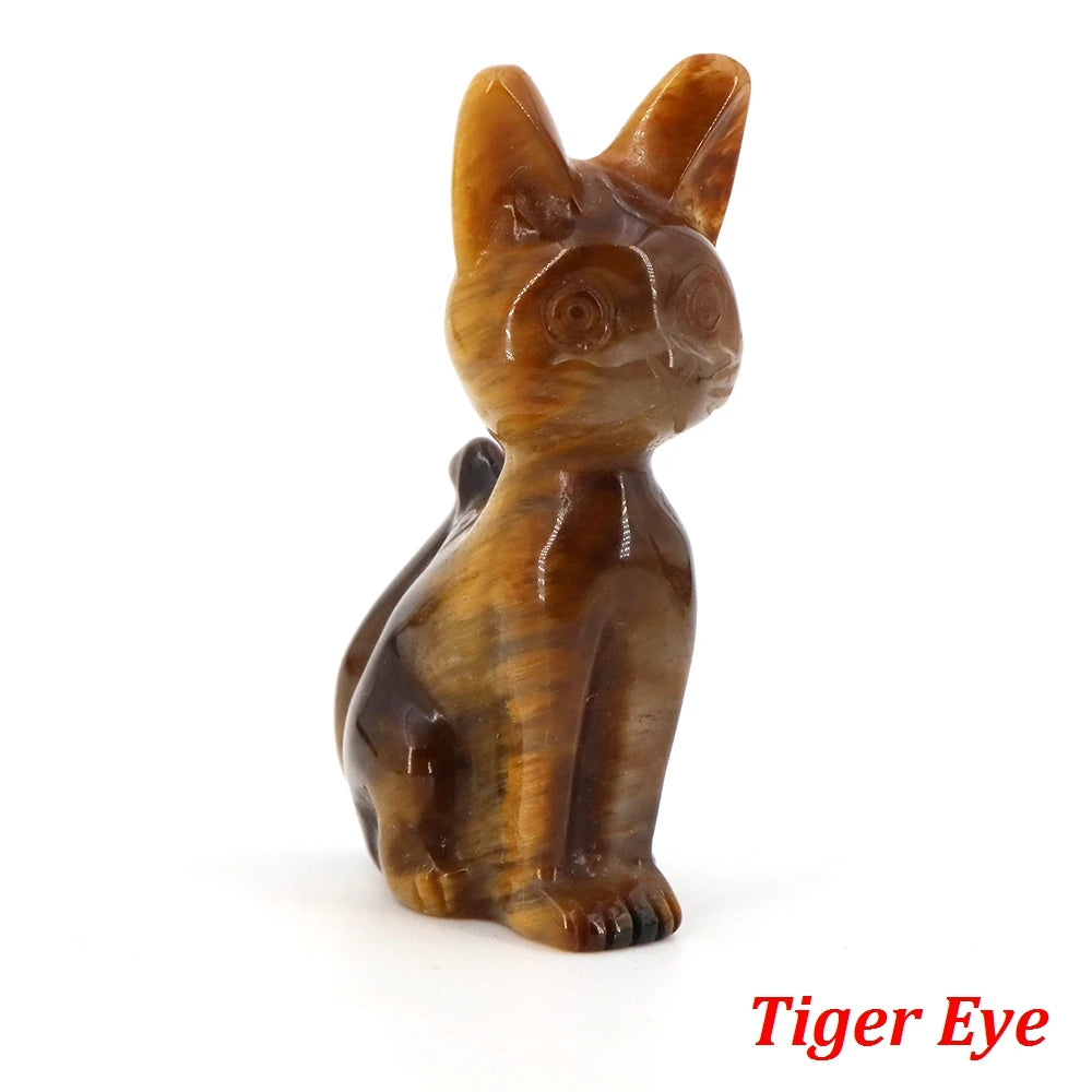 Mixed Crystal Cat Statues-ToShay.org