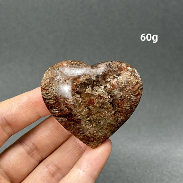 Green Ghost Quartz Heart-ToShay.org
