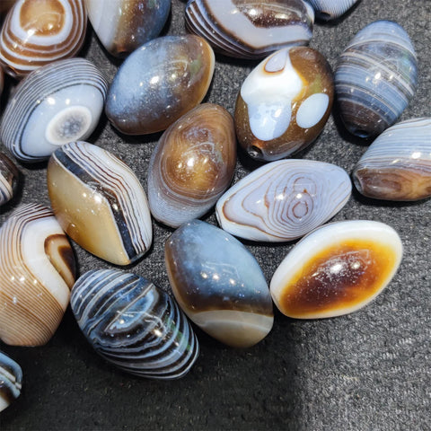 Blue Silk Agate Beads-ToShay.org
