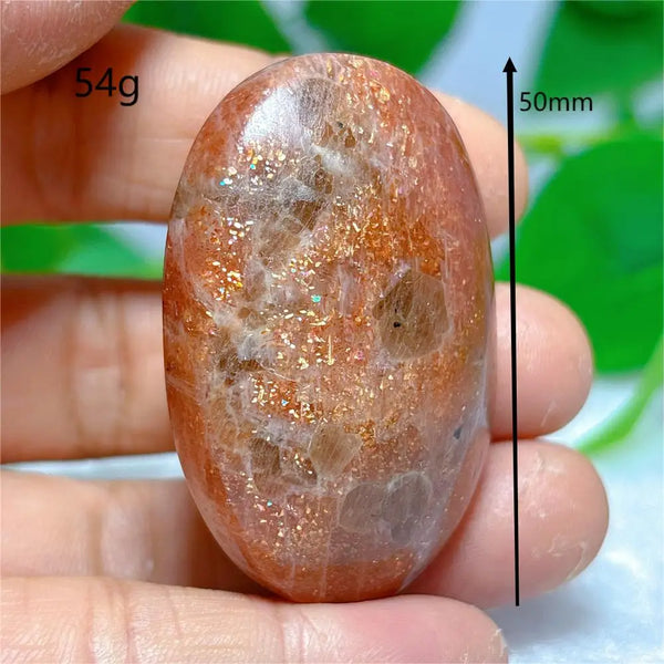 Gold Sunstone Palm Stone-ToShay.org