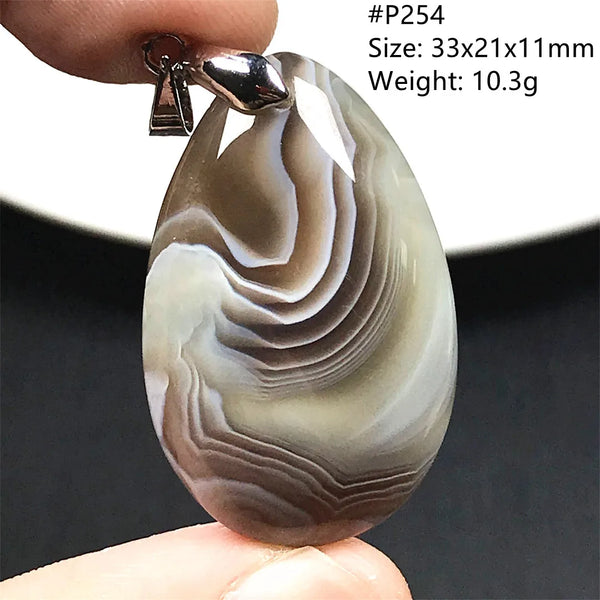 Black Lace Agate Pendant-ToShay.org
