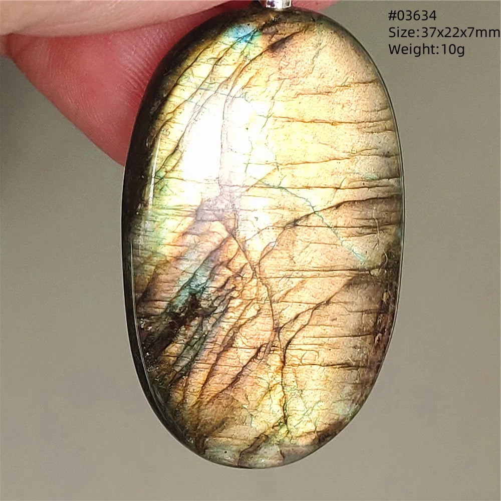 Blue Purple Labradorite Pendant-ToShay.org