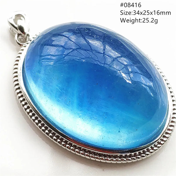 Blue Aquamarine Pendant-ToShay.org