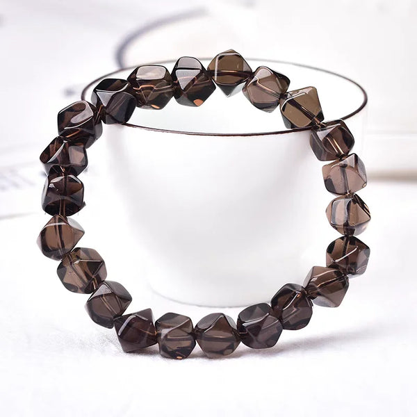 Brown Smoky Quartz Bracelet-ToShay.org