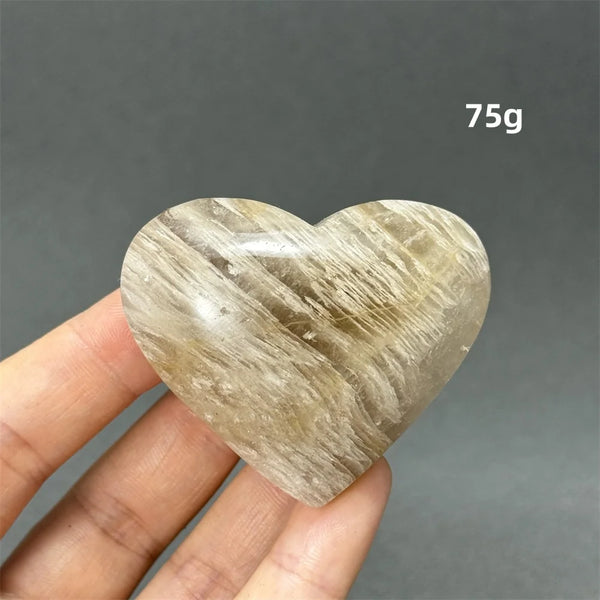 Green Ghost Quartz Heart-ToShay.org